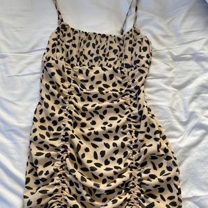 Cute cheetah poka-dot dress from a boutique in CA